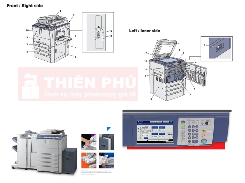 Máy photocopy Toshiba e-studio 857