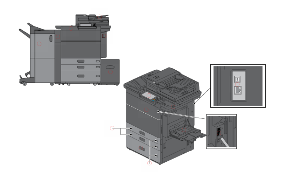 Máy photocopy toshiba e-studio 6506ac