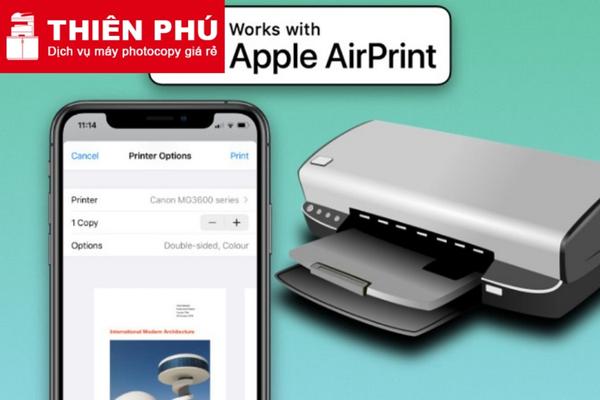 Hướng dẫn in tài liệu từ iPhone bằng Airprint