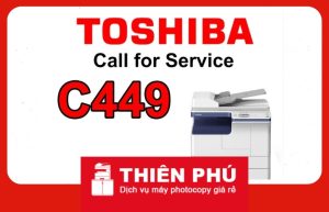Hướng dẫn cách xử lý khi máy photocopy Toshiba báo lỗi c449