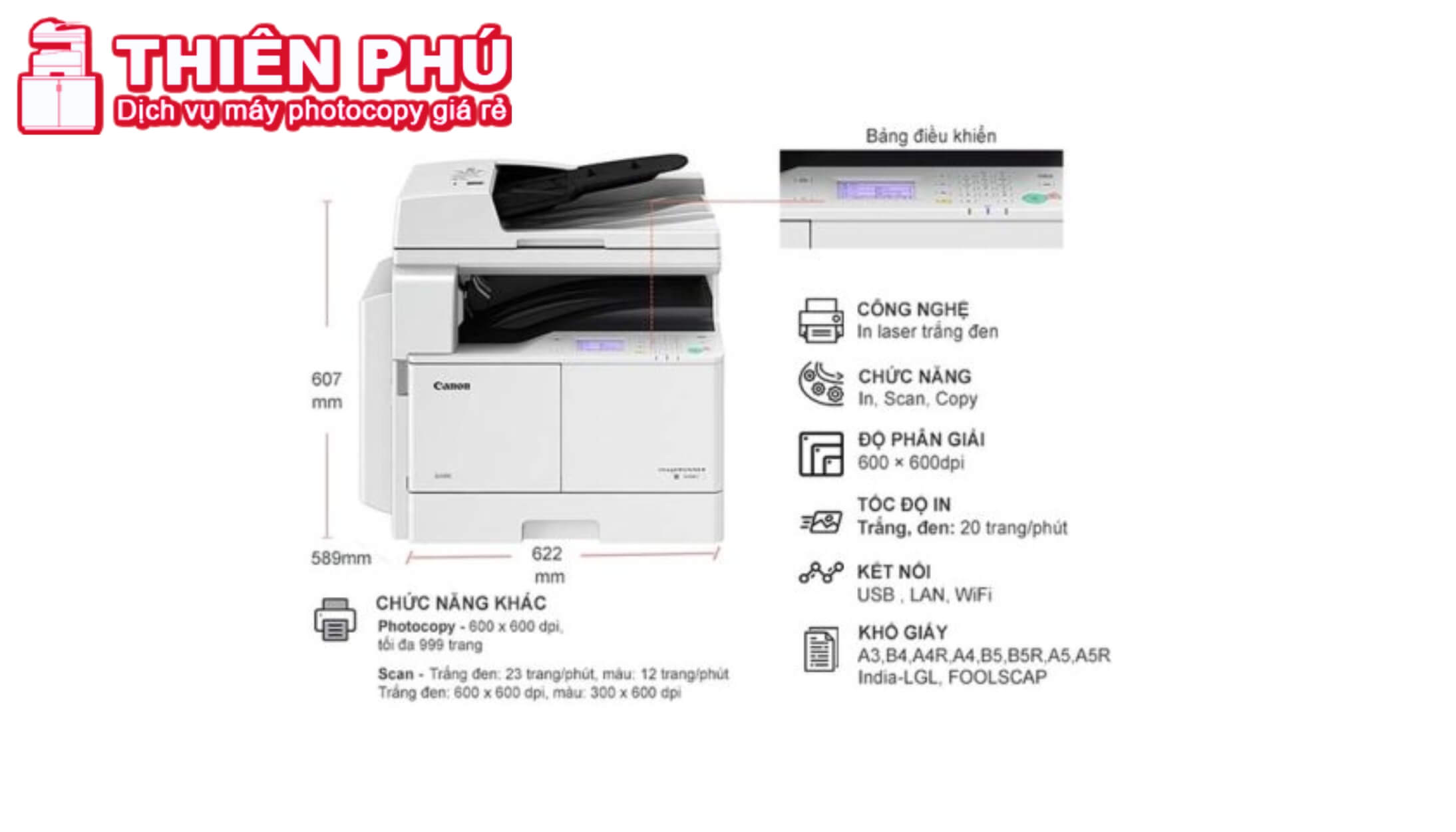 Lưu ý khi lựa chọn kích thước máy photocopy công suất lớn